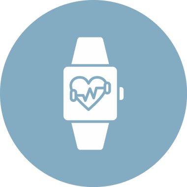 vektör kalp hızı simgesi