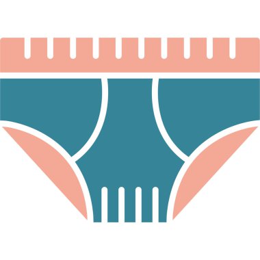 İç çamaşırı. Web simgesi vektör illüstrasyonu