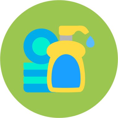 Şişe. Web simgesi basit illüstrasyon