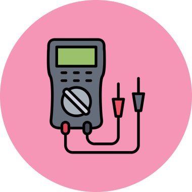 Kan testi simgesinin vektör illüstrasyonu