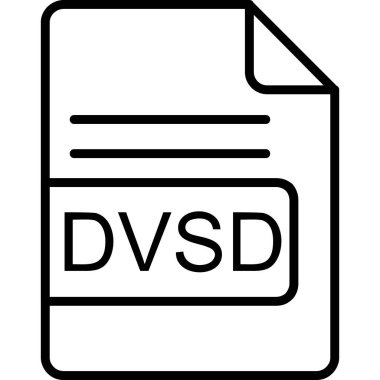 dosya biçimi simgesi, vektör illüstrasyonu