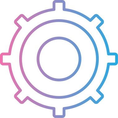 Teçhizat Web simgesi basit illüstrasyon