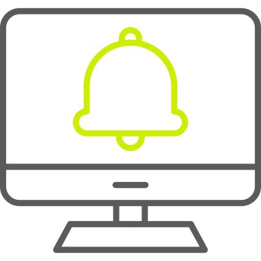 vektör bilgisayar simgesi, basit vektör illüstrasyonu