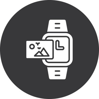 izle simge vektör illüstrasyonu