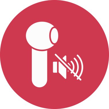 Konuşmacı. Web simgesi basit illüstrasyon