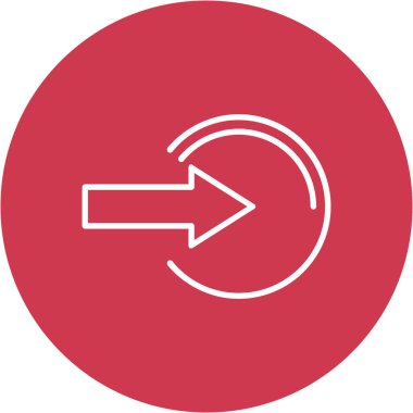 ok simgesi vektör illüstrasyonu