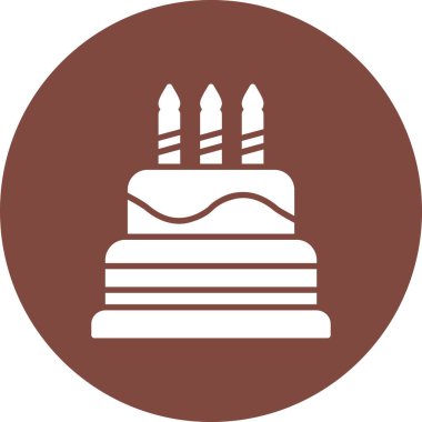 kek ikonu vektör illüstrasyonu