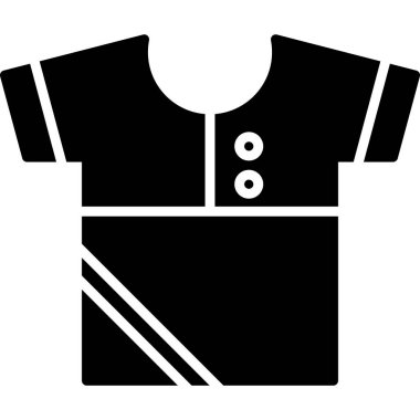 bebek elbise ikonu vektör illüstrasyonu