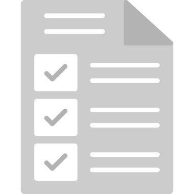 trend biçimi izole edilmiş arkaplanda kontrol listesi simgesi