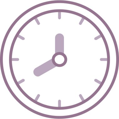 zaman izleme simgesi vektör illüstrasyonu