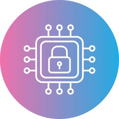 İnternet güvenlik simgesi, vektör illüstrasyon tasarımı, güvenlik kavramı