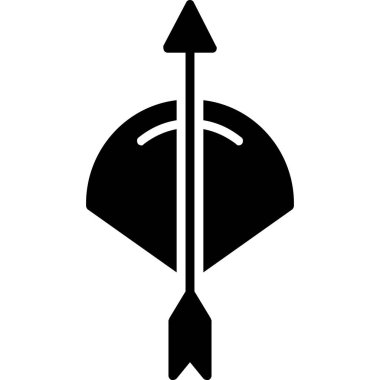 Kılıç. Web simgesi basit illüstrasyon