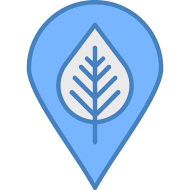 konum. Web simgesi basit illüstrasyon