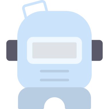 robot düz vektör simgesi