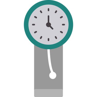 Kronometre simgesi. düz dizayn. vektör grafiği.