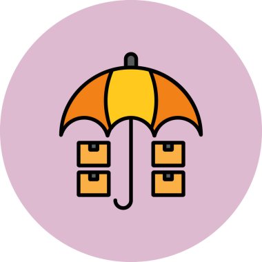 Çizgi film simgesinin vektör çizimi