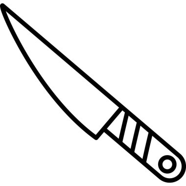 Bıçak. Web simgesi basit illüstrasyon