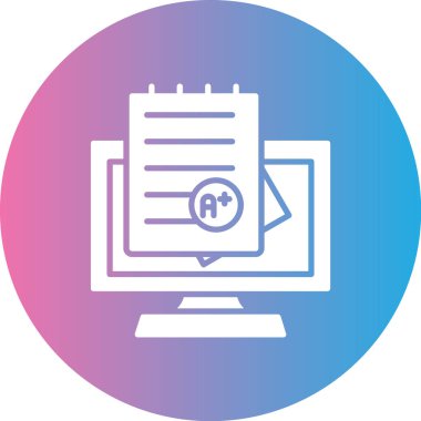 Dosya simgesinin vektör illüstrasyonu