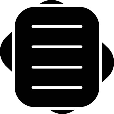 Konuşmacı. Web simgesi basit illüstrasyon