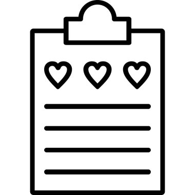 aşk mektubu kalp simgesi