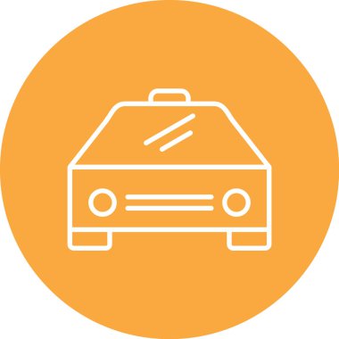 Otomobil. Basit illüstrasyon