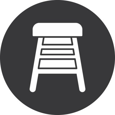 Masa. Web simgesi basit illüstrasyon