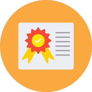 rozet vektör simgesi, modern biçim