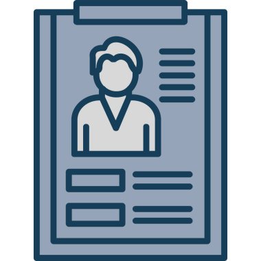 İş adamı. Basit illüstrasyon