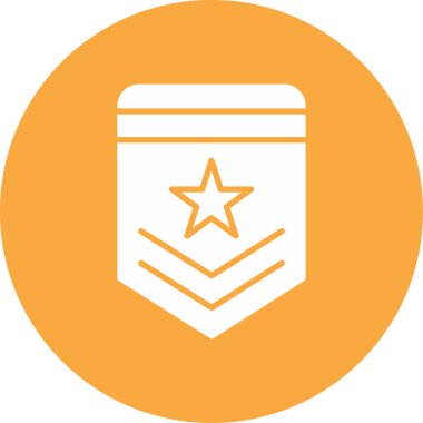 Bir yıldızın vektör illüstrasyonu