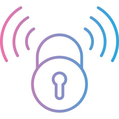 ikon vektör illüstrasyonunu kilitle