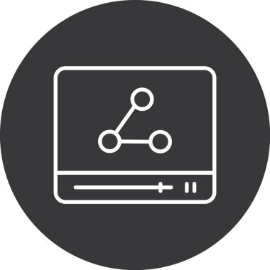 seo modern simgesinin vektör illüstrasyonu