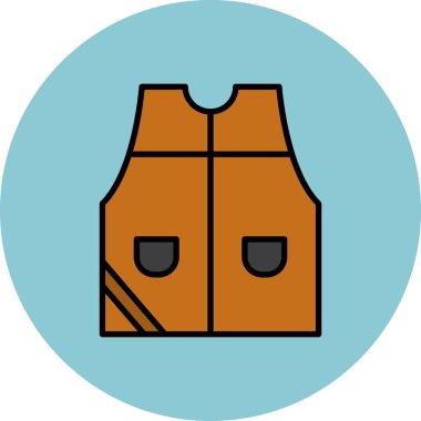 Çizgi film simgesinin vektör çizimi