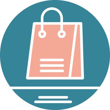 Alışveriş. Web simgesi basit illüstrasyon