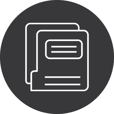 Dosya biçim simgesinin vektör illüstrasyonu