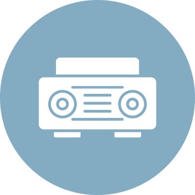 Gaz simgesinin vektör illüstrasyonu