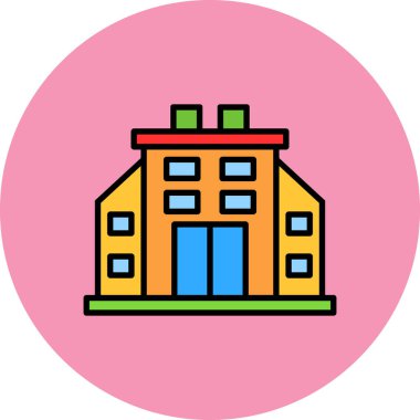 Yapı simgesinin vektör illüstrasyonu