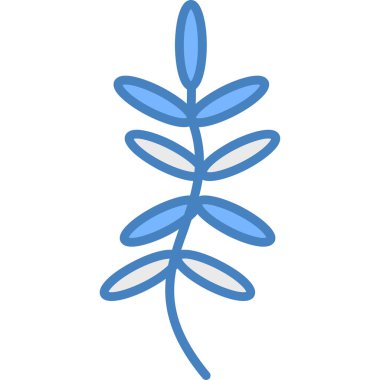 Çiçek. Web simgesi basit illüstrasyon