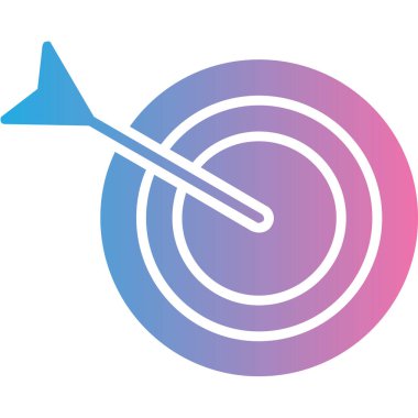 hedef simge vektör illüstrasyonu