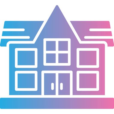 ev simgesi, vektör illüstrasyonu