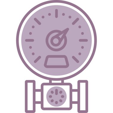 Alarm saat vektör simgesi