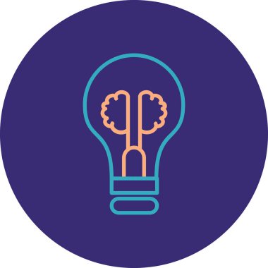 Ampul. Web simgesi vektör illüstrasyonu