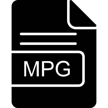 Kişisel dosya biçiminin illüstrasyon vektör simgesi. vektör tasarımı simgesi.