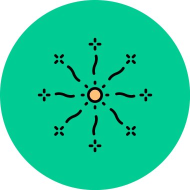fan simgesi vektör illüstrasyonu
