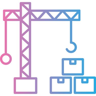 Yapı simgesinin vektör illüstrasyonu