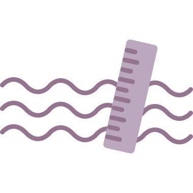 Beyaz arkaplan vektör illüstrasyonunda düz bir klima simgesi izole edildi