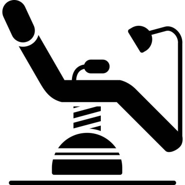 Modern b 'nin vektör çizimi mikroskop simgesinden yoksun