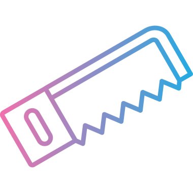 Gördüm. Web simgesi basit illüstrasyon