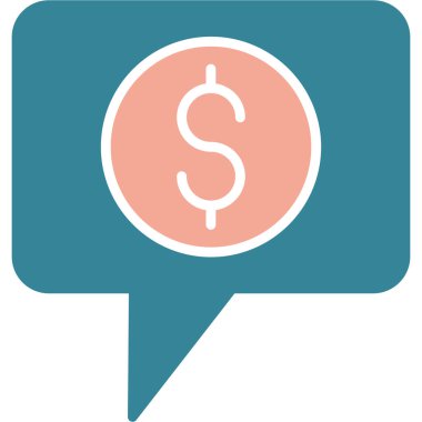 konuşma balonu simgesi, vektör illüstrasyonu