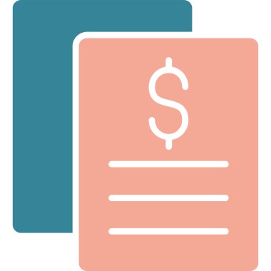 Dolar. Web simgesi basit illüstrasyon