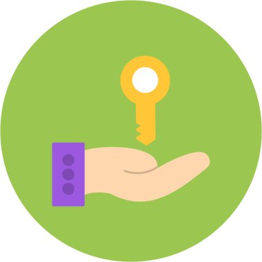 Anahtarlar Düz Vektör Simgesi